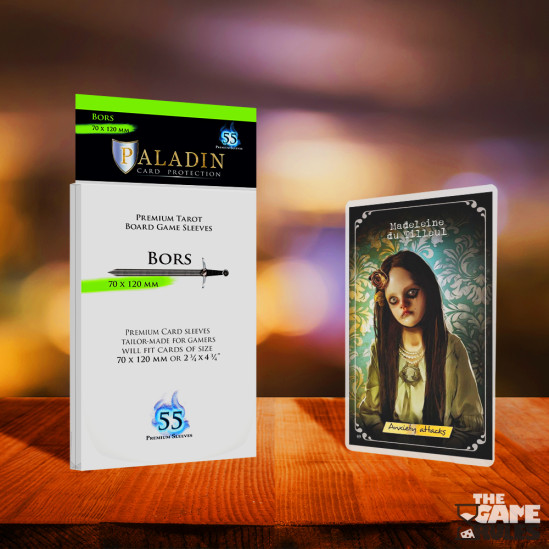 Paladin Sleeves Bors Premium Tarot 70x120mm (55 Sleeves)